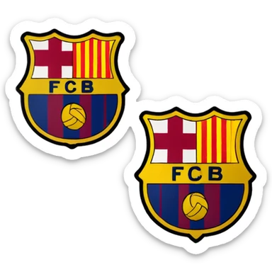 Fc barcalona  logo  sticker