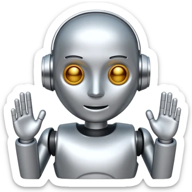 AI BOT 3D HIGH QUOLATY TRADING RELETED sticker