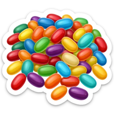 jelly beans sticker
