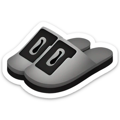 Disquette ugh slippers sticker