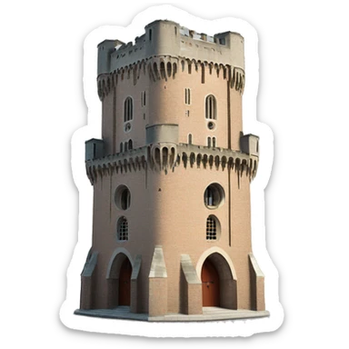 The Dom tower in Utrecht sticker