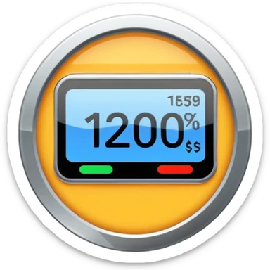A clean, minimalist “credit counter” badge icon that communicates cumulative usage of design tokens (colours, font sizes, spacing) with an intentional economy of variation. sticker
