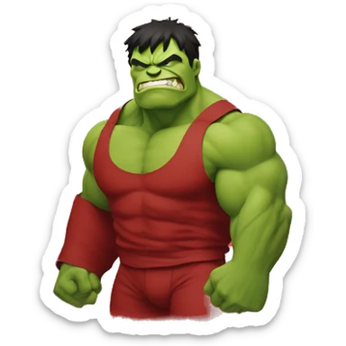 they hulk on red sticker