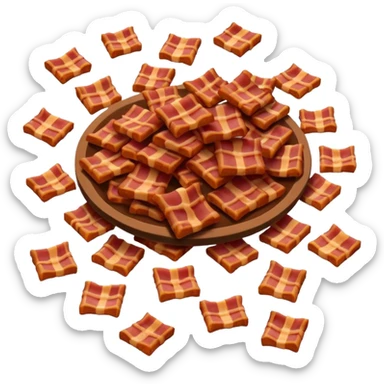 bacon bits sticker