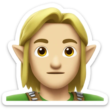 the legend of zelda link sticker