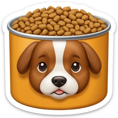 dog food emoji sticker