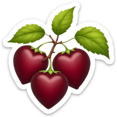 HAZ UNA lista de objetivos en color vinotinto/rojo carmesí brillante, con hojas blancas sticker