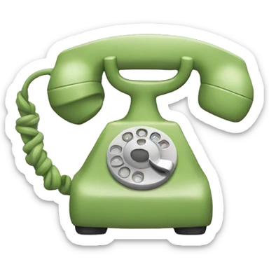 Telephone sticker