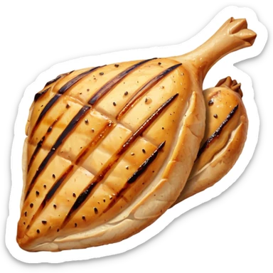 one Grilled Chicken breast sticker