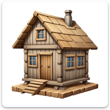 A house on nail sticker