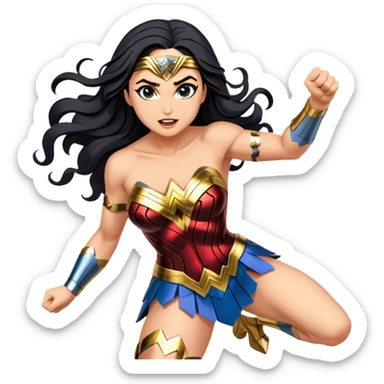 Tulsi Gabard as Wonder Woman sticker
