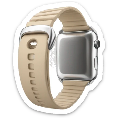 Iwatch beige band sticker