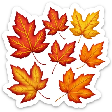 Autumn sticker
