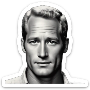 Paul newman sticker