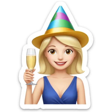 Felicitations on your natal day to the most exquisite and resplendent dame in the entire cosmos. sticker