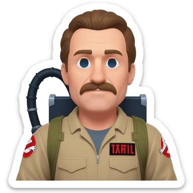 Egon Spengler Ghostbusters sticker