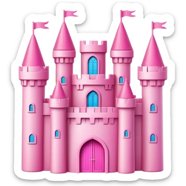 Barbie castle sticker