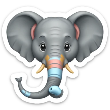 Elephant sticker