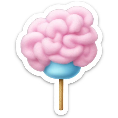 Cotton candy sticker