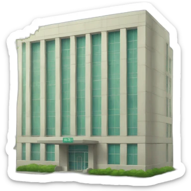 Hôpital/Hospital/Emergency/Medical building Attack On Titan  sticker