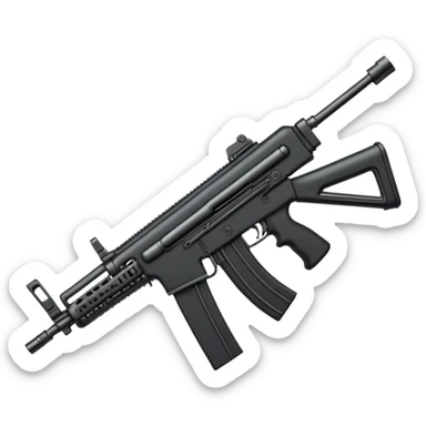 assault rifle sticker