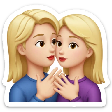 hand kiss sticker