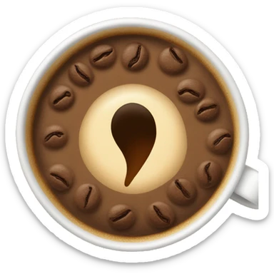 a cup of Starbucks coffee sticker