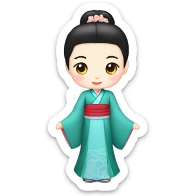 Chinese hanfu sticker