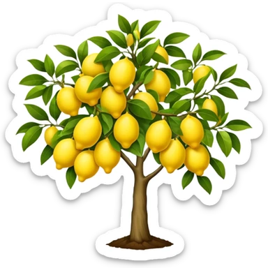 lemon tree sticker
