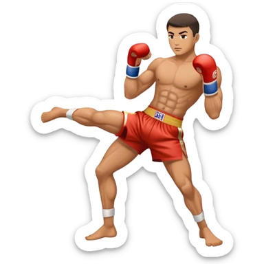 muay thai sticker