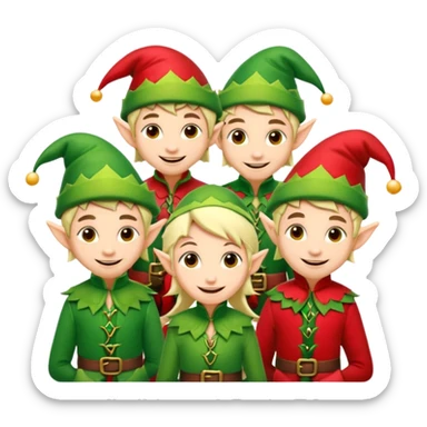 Christmas Elfs sticker