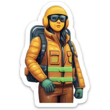 Badass Climate activists saving the planet sticker