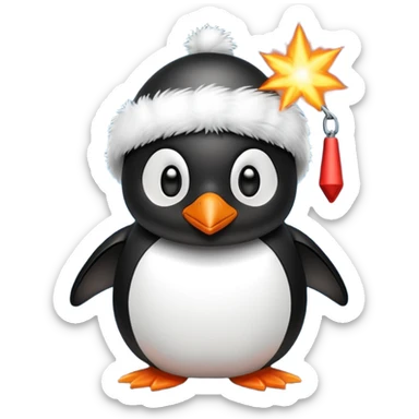 Bomb penguins sticker