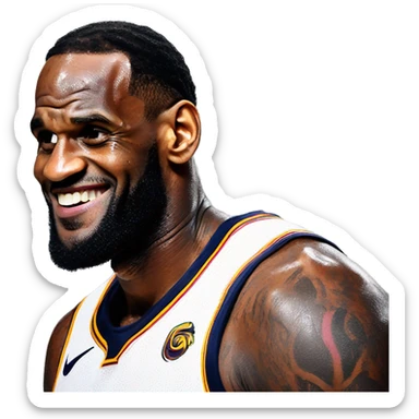 LeBron James sticker