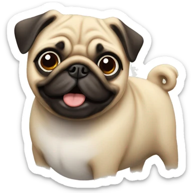 Pug sticker