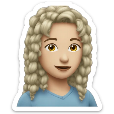 Coeur dans poireaux sticker