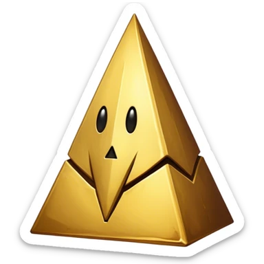 illuminati pyramid head sticker