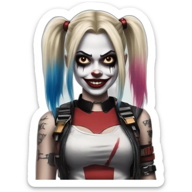 harley quinn in suicide squad sticker