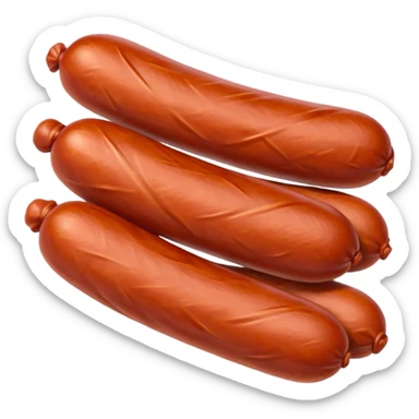 Dry-smoked sausage sticker