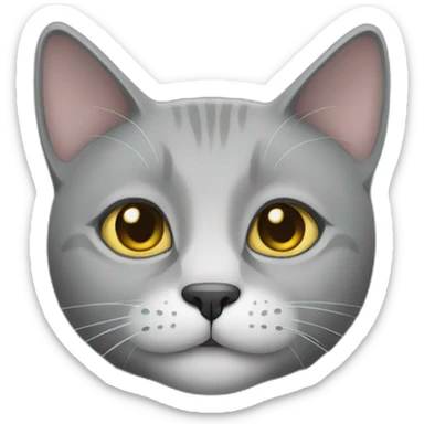 Grey Cat sticker