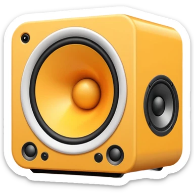 speaker sound output sticker