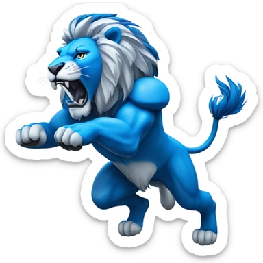 Detroit lions sticker