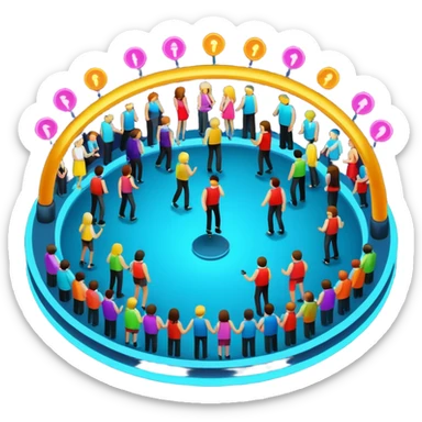 a cycle diagram: First it attracts high-status guests and excludes everyone else. Over time, as the VIPs gravitate to other, newer clubs in the city, the club opens its doors to the lower-status masses and the crowd gets less exclusive sticker