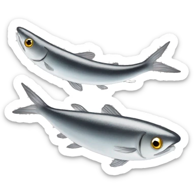 Anchovies sticker