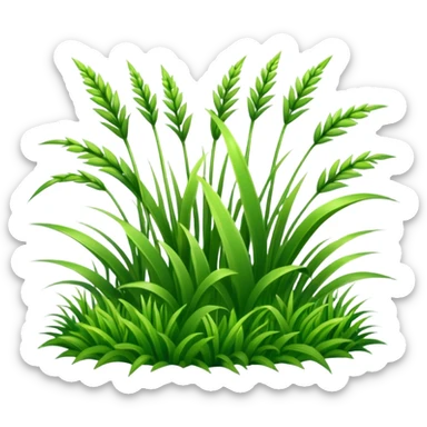 Grass emoji sticker