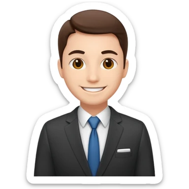 generate realistic logistics department manager sticker