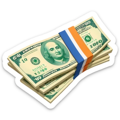 money flowing from emerging finance and energy industries in Brazil, India, China, Russia, and the Gulf States sticker