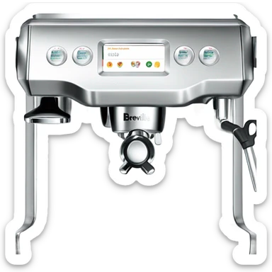 Breville Coffee Machine sticker