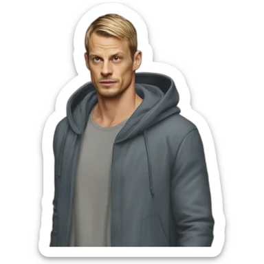 Joel Kinnaman wardrobe sticker