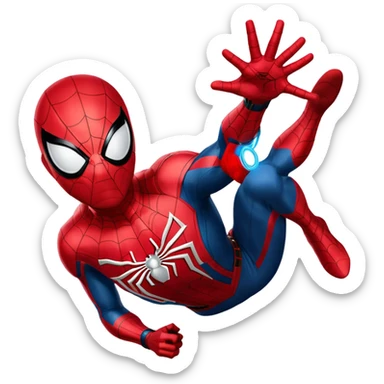 spider man marvel from captain america: civil war sticker